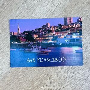 3 for 10: Vintage San Francisco Postcard with Ghirardelli View unposted